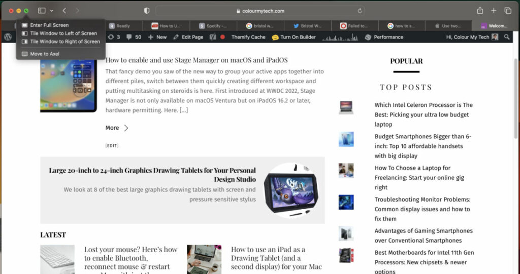 How to enter Split View to tile two apps side-by-side on a Mac - Colour ...