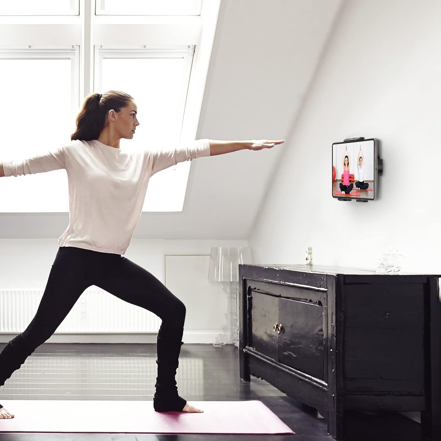 Tablet flat Wall Mount Workout