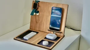 Build your own mobile phone charging station out of wood