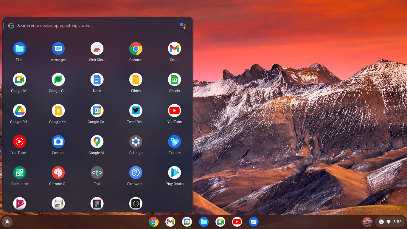 ChromeOS Flex Interface