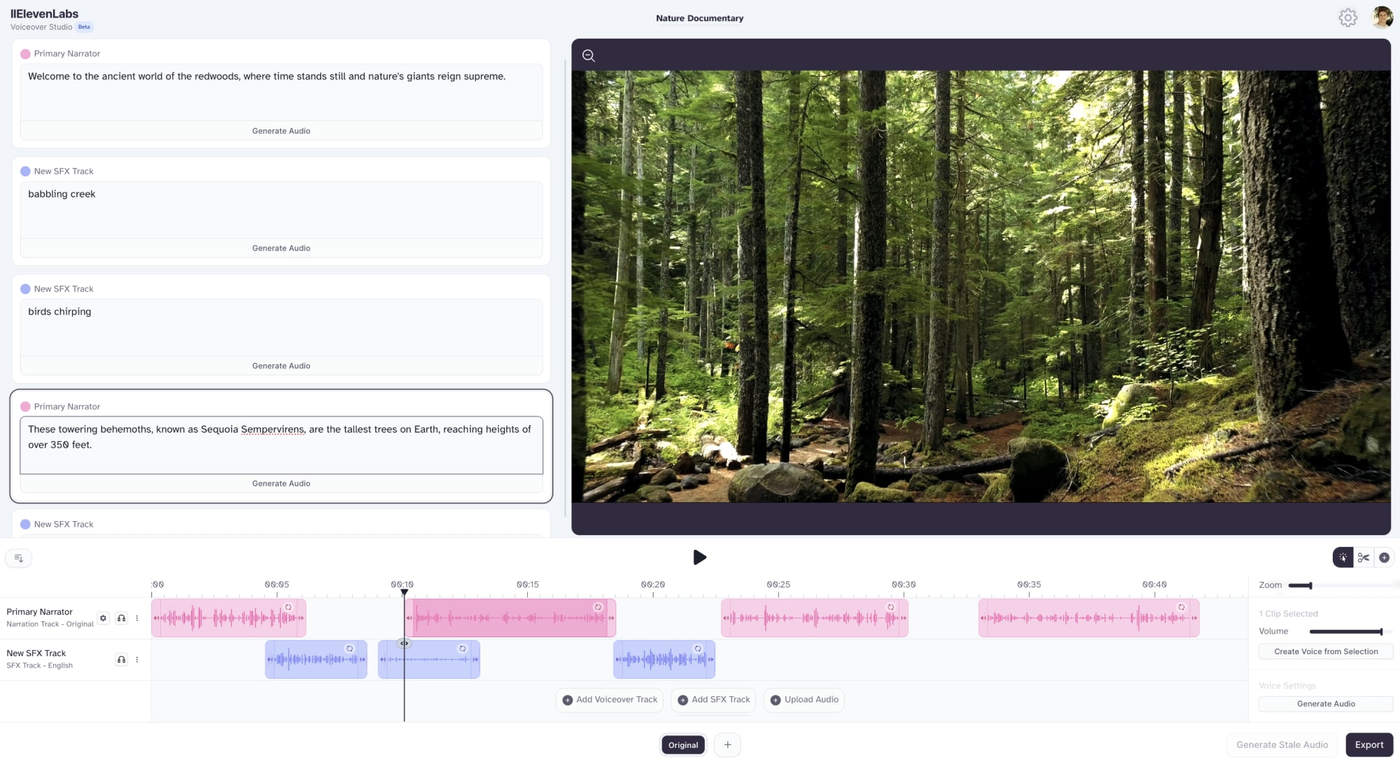 ElevenLabs Professional AI Text to Speech Voiceover