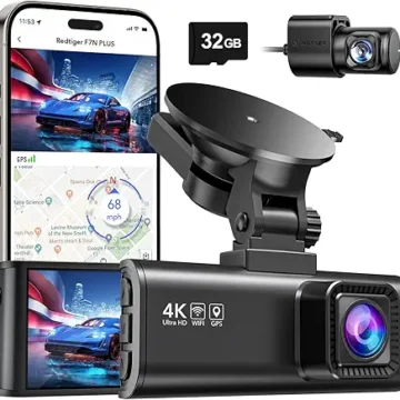REDTIGER Dash Cam Front Rear