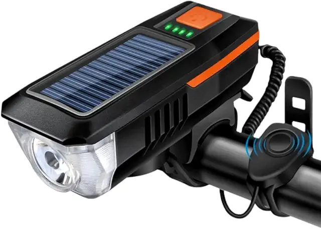 Solar Rechargeable Bike Light