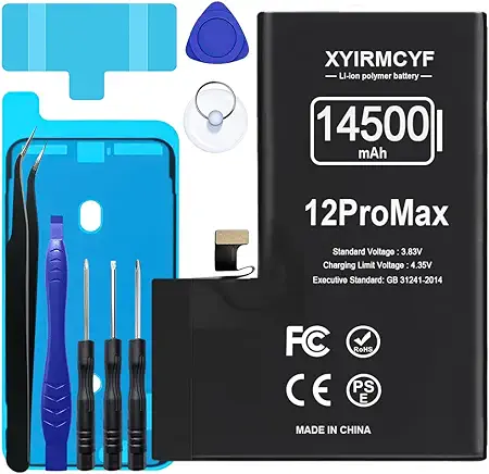 14500mAh Super Capacity Battery Compatible with iPhone 12 Pro Max