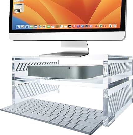 DuraClear Mac Mini Monitor Stand