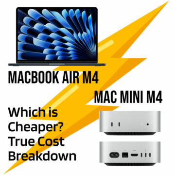 MacBook Air M4 vs Mac mini M4 Featured