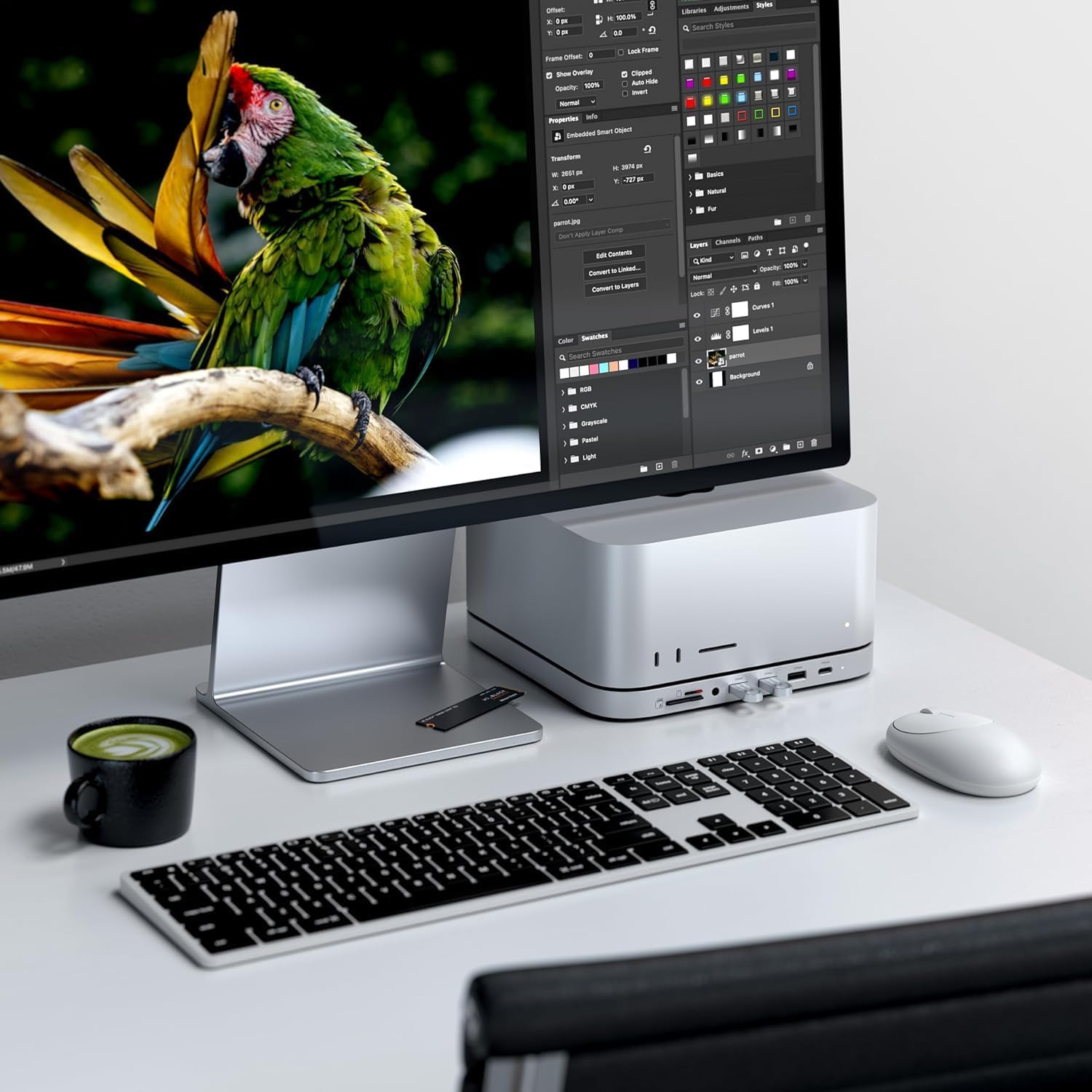 Satechi Mac Mini Hub and Stand