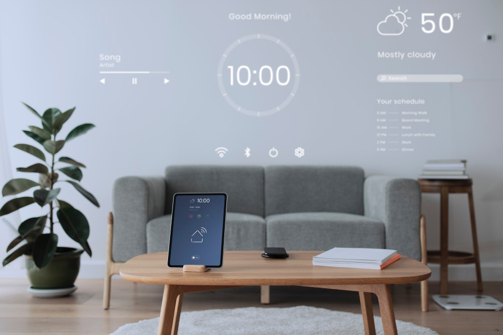 98547Digital tablet screen with smart home controller