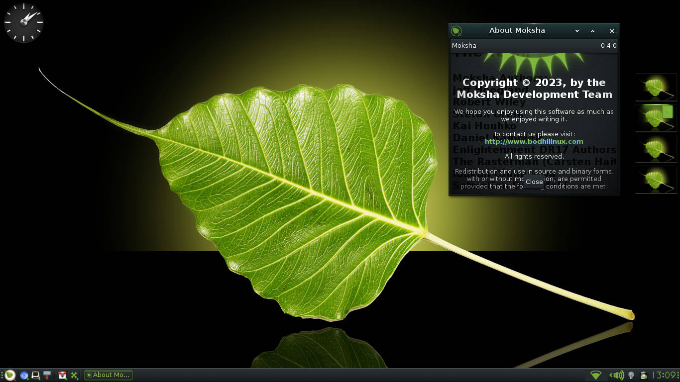 Bodhi Linux Screenshot