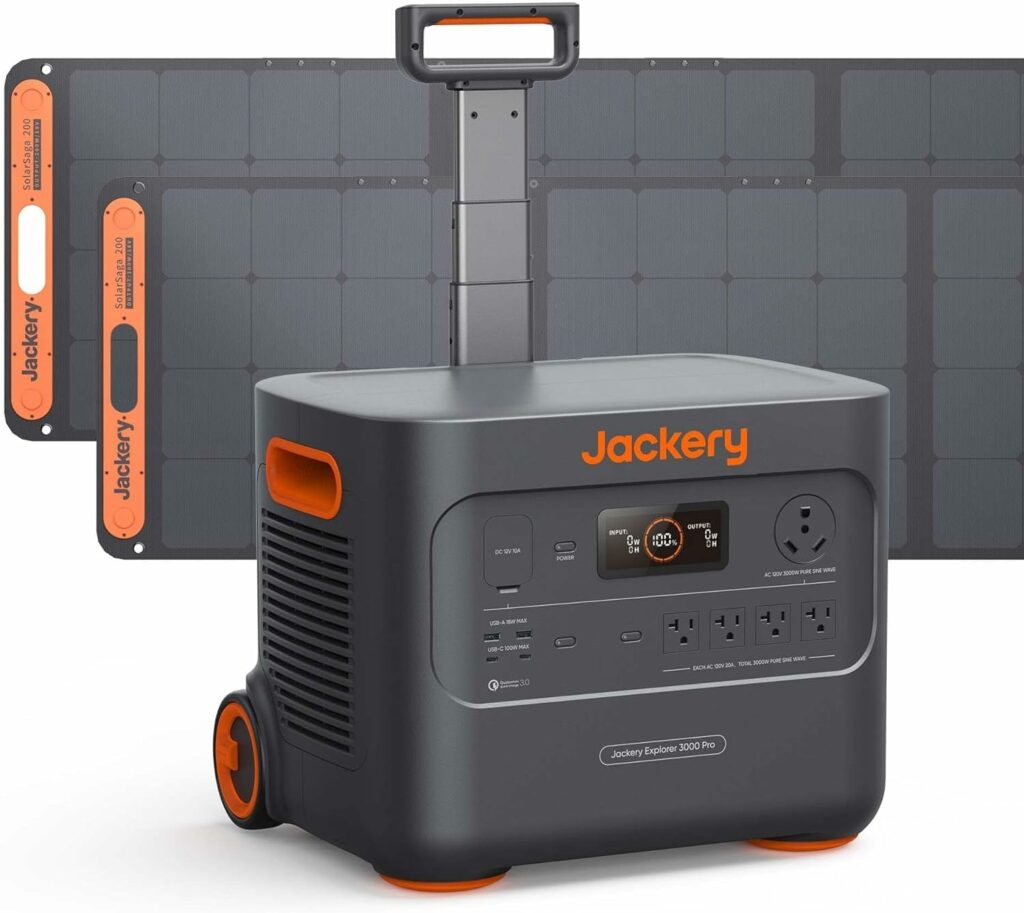 Jackery Solar Generator 3000 PRO 400W