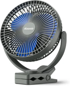 Koonie 10000mAh Rechargeable Portable Fan 8-inch