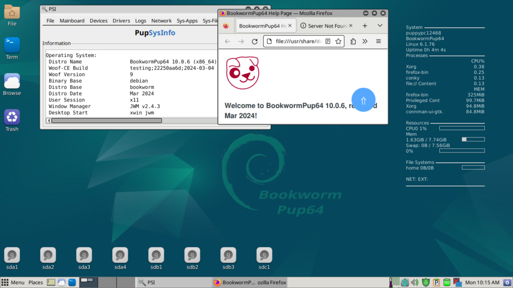 Puppy Linux BWP64