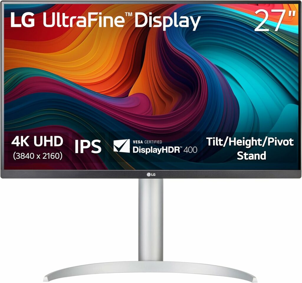 LG 27UP650K-W 27-inch Ultrafine 4K