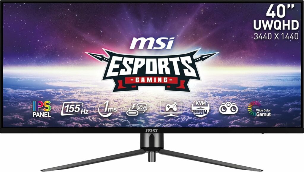 MSI MAG 401QR - 40 Inch UWQHD Esports Gaming Monitor