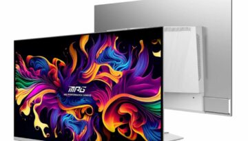 MSI MPG 321URXW QD-OLED 31.5 Inch 4K UHD Gaming Monitor