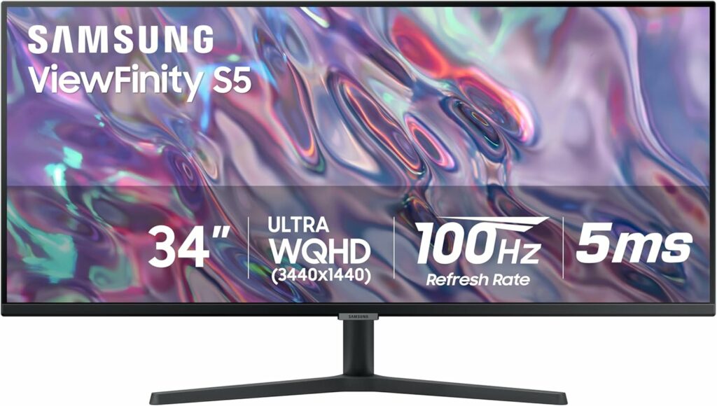 SAMSUNG 34 ViewFinity S50GC Series Ultra-WQHD Monitor