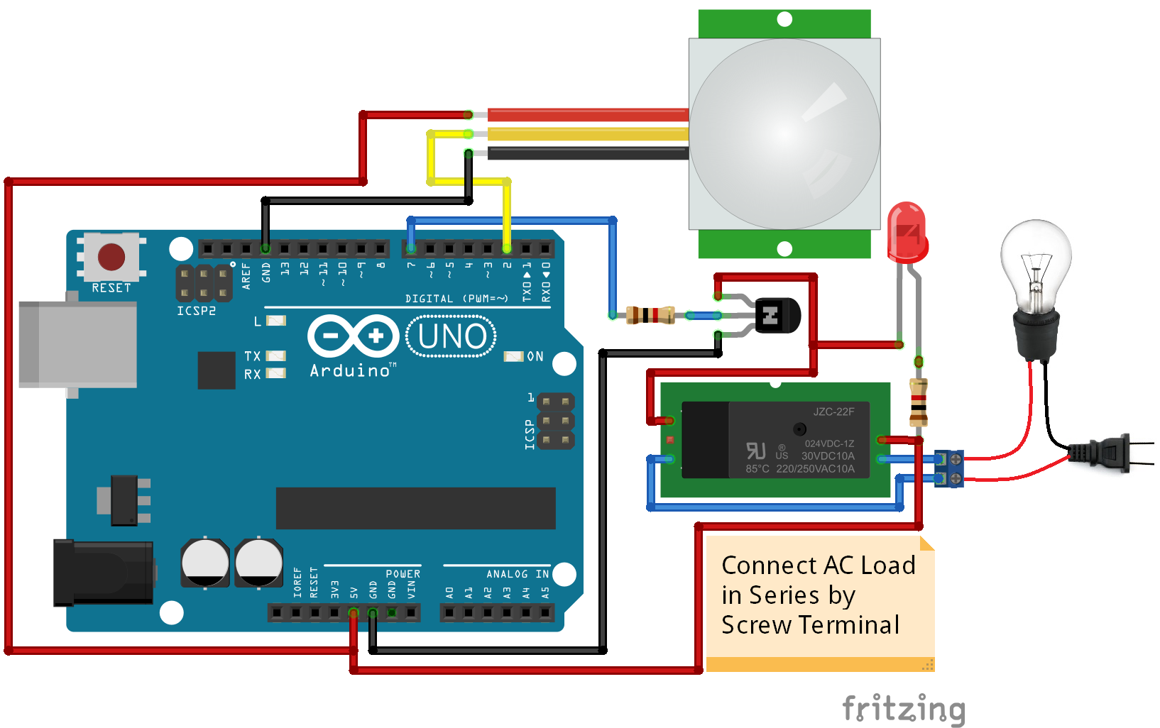DIY Motion Sensor Lights with Arduino or Raspberry Pi - Colour My Tech