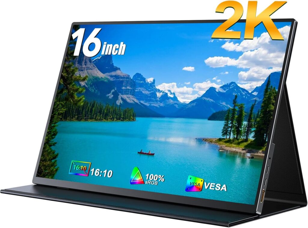 EVICIV Portable 16 Inch 2K Gaming Monitor