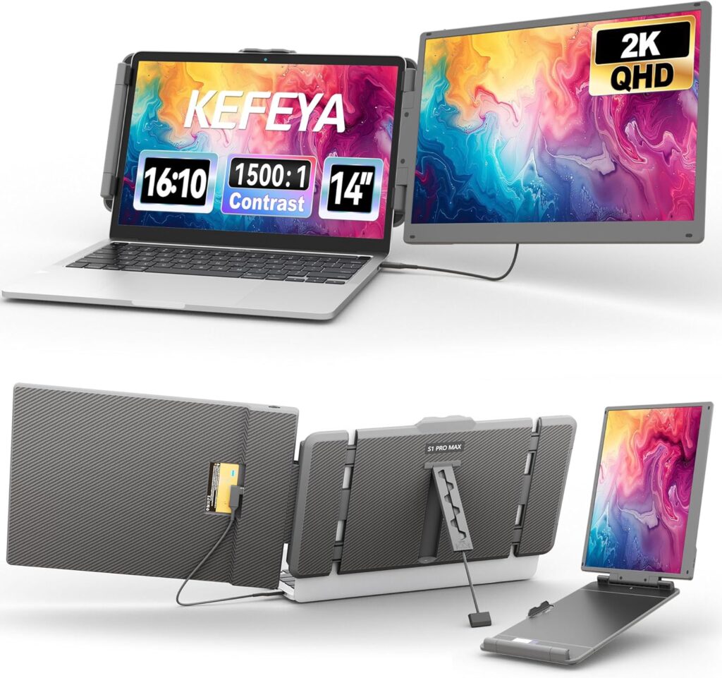 KEFEYA 2K QHD Portable Monitor for Laptop