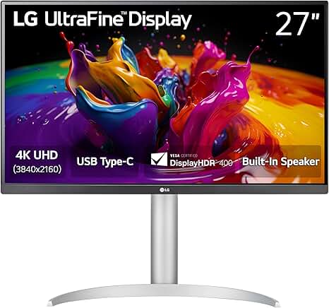 LG 27UP850K-W 27-inch Ultrafine 4K UHD