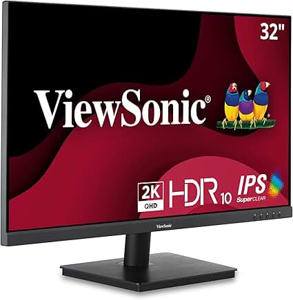 ViewSonic VS3225-2K 32 Inch QHD 1440p IPS Monitor