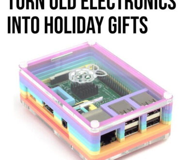 Old Electronics into Holiday Gifts Raspberry Pi Retro Gaming Console