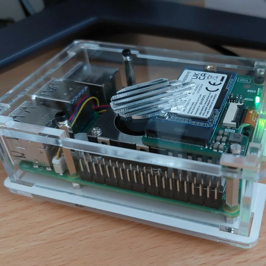 Pi5 with its NVMe