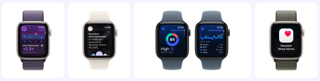 Apple Watch SE 3 App Screens
