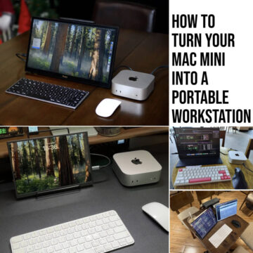 how to turn your mac mini into portable workstation