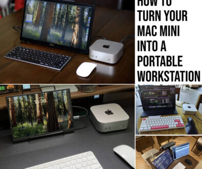 how to turn your mac mini into portable workstation