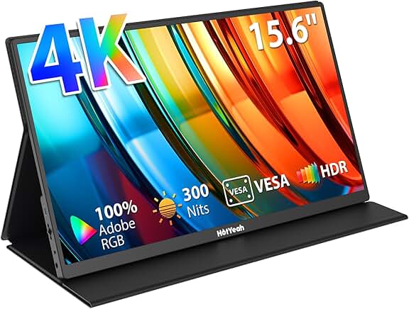 HotYeah Portable Monitor 156 4K