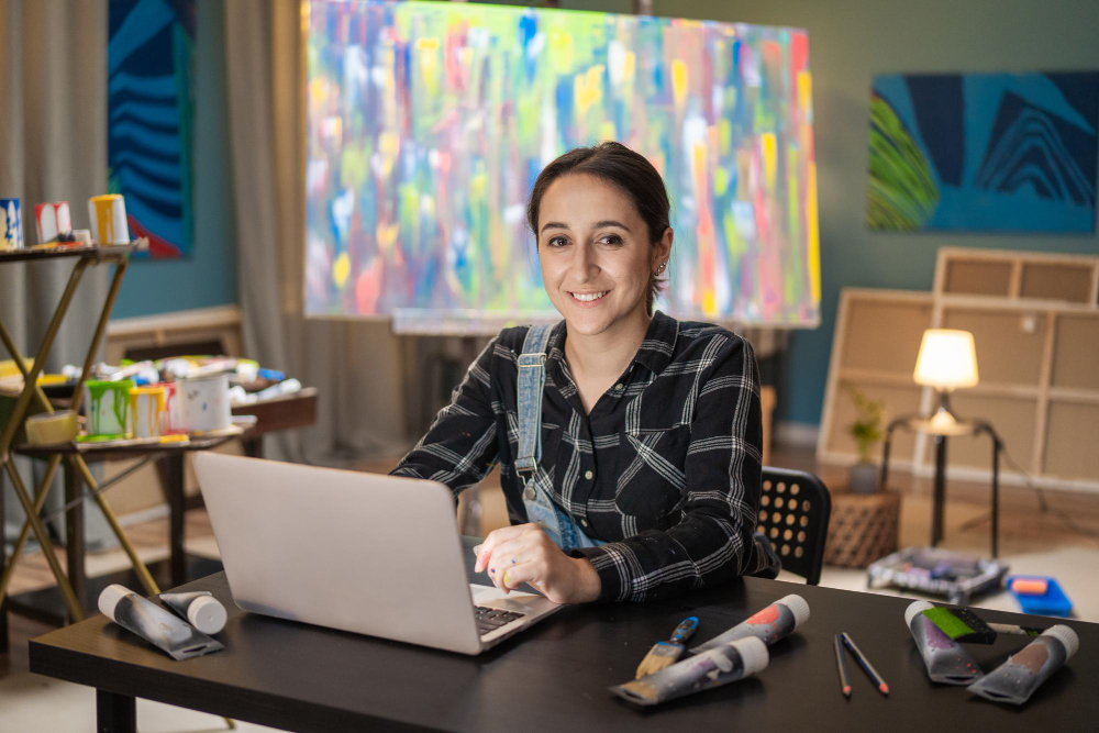 graphic design and art student