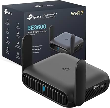TP-Link TL-WR3602BE BE3600Mbps WiFi 7 Travel Router