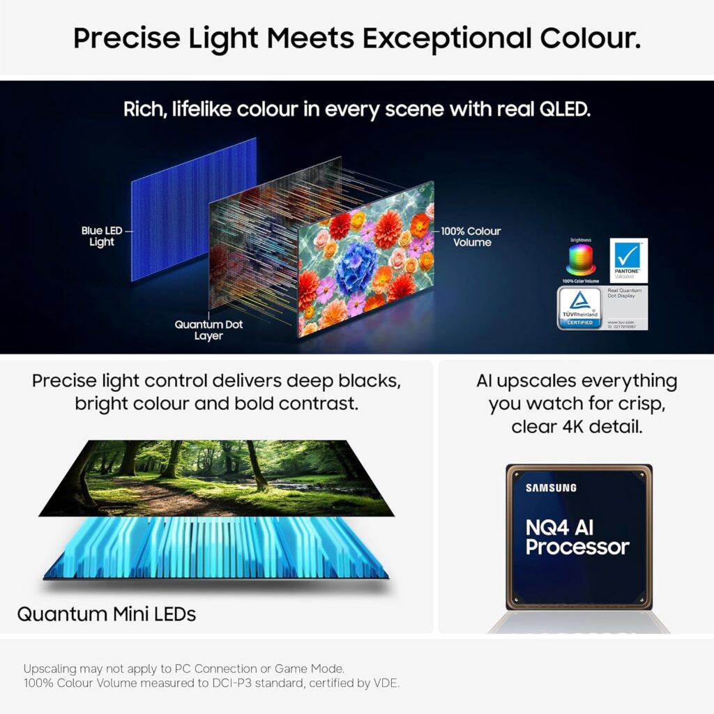 Samsung Smart TV 43-Inch QN70H Neo QLED 4K Tech